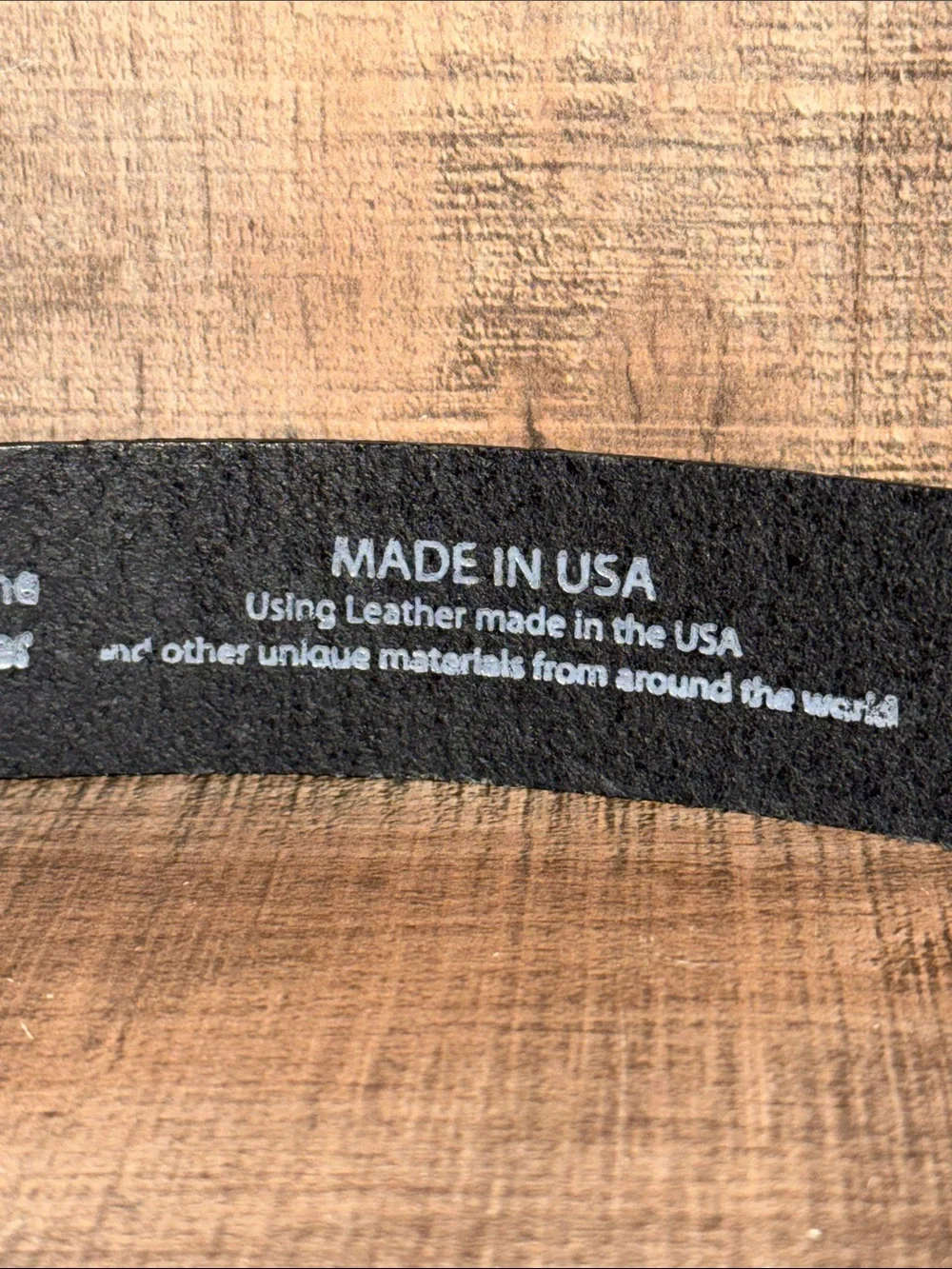 TONY LAMA Classic Black Leather Belt with Silver Buckle-size 36